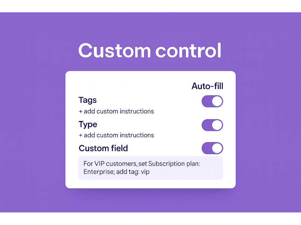 AI Tagging and Field Filling dashboard view — Reporting and Analytics app on the Zendesk Marketplace